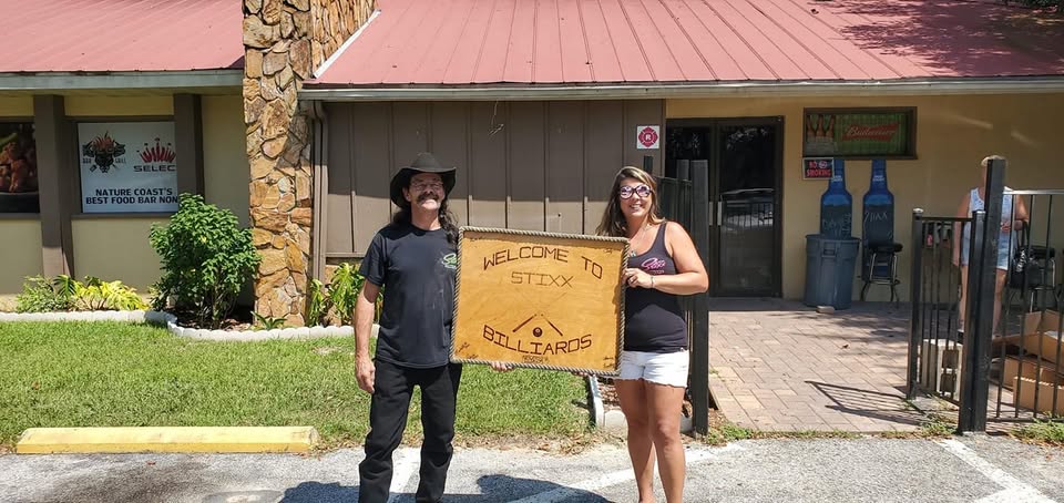 Stixx Billiards pool hall exterior/interior